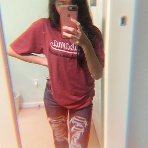 BAMA groovy font oversized t shirt